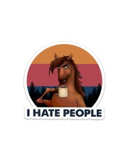 I Hate People Sticker - Single (Horizontal) front