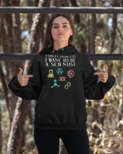 Forget Princess - I Want To Be A Scientist Hooded Sweatshirt apparel-hooded-sweatshirt-lifestyle-05