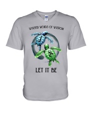 Whisper Words Of Wisdom - Let It Be V-Neck T-Shirt tile