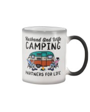 Husband And Wife - Camping Partners For Life Color Changing Mug tile