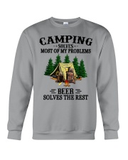 Camping Solves Most Of My Problems Crewneck Sweatshirt tile