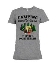 Camping Solves Most Of My Problems Premium Fit Ladies Tee tile