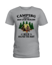 Camping Solves Most Of My Problems Ladies T-Shirt tile