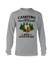 Camping Solves Most Of My Problems Long Sleeve Tee tile