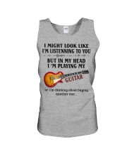 I Might Look Like I'm Listenning To You Unisex Tank tile