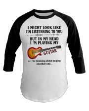 I Might Look Like I'm Listenning To You Baseball Tee tile