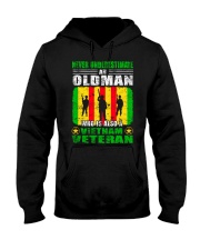 Never Underestimate Vietnam Veteran Hooded Sweatshirt front