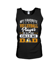 My Favorite Volleyball Player Calls Me Dad Unisex Tank tile