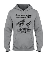 A Girl Who Really Loved Horses And Dogs Hooded Sweatshirt tile