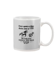 A Girl Who Really Loved Horses And Dogs Mug tile