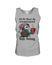 Let Me Check Unisex Tank tile