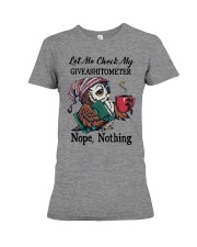 Let Me Check Premium Fit Ladies Tee tile