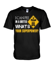 I Can Pee In The Bottle V-Neck T-Shirt tile
