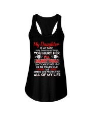 My Daughter Is My Baby Forever Ladies Flowy Tank tile