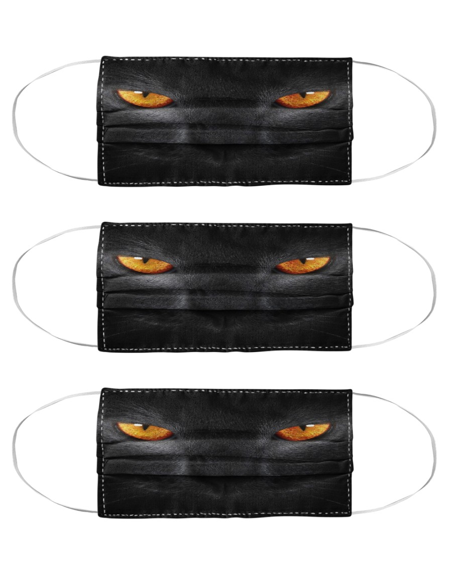 Big Face Cat Cloth Face Mask - 3 Pack