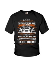 Truck Driver Back Home Youth T-Shirt tile