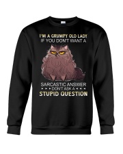 I Am Grumpy Old Lady Crewneck Sweatshirt tile