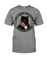 I Like Coffee And Books - And Maybe 3 People Premium Fit Mens Tee tile