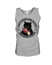 I Like Coffee And Books - And Maybe 3 People Unisex Tank tile
