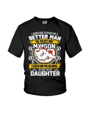 God Sent Me Son And Daughter Youth T-Shirt tile