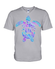 Salty Lil' Beach V-Neck T-Shirt tile