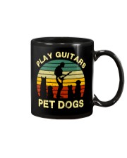 Play Guitars Pet Dogs Mug tile