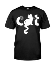 Funny Cat Text Classic T-Shirt tile