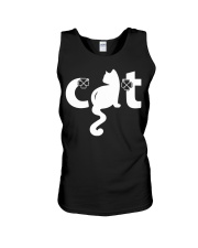 Funny Cat Text Unisex Tank tile
