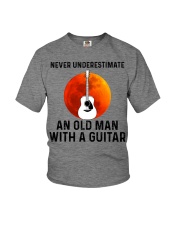 Never Underestimate An Old Man With A Guitar Youth T-Shirt tile