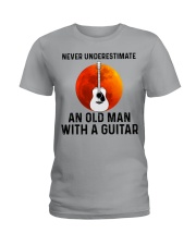Never Underestimate An Old Man With A Guitar Ladies T-Shirt tile