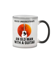 Never Underestimate An Old Man With A Guitar Color Changing Mug tile