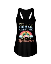 This Is My Human Costume - I'm Really A Unicorn Ladies Flowy Tank tile