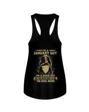 I'm A January Guy Ladies Flowy Tank tile