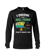 I Drink And Grill Long Sleeve Tee tile