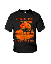 My Broom Broke - So Now I Ride A Horse Youth T-Shirt tile