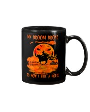 My Broom Broke - So Now I Ride A Horse Mug tile