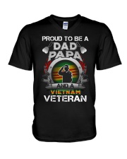 Proud Vietnam Veteran V-Neck T-Shirt tile