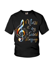 Music Is My Second Language Youth T-Shirt tile