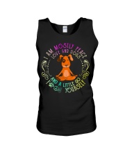 I Am Mostly Peace - Love And Dogs Unisex Tank tile