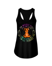 I Am Mostly Peace - Love And Dogs Ladies Flowy Tank tile