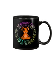 I Am Mostly Peace - Love And Dogs Mug tile