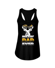 Best Buckin' Dad Ever Ladies Flowy Tank tile