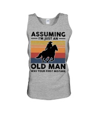Assuming Im Just An Old Man Was Your First Mistake Unisex Tank tile