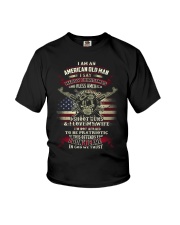 I Am An American Old Man I Shoot Guns Youth T-Shirt tile