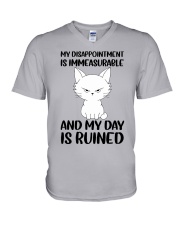 And My Day Is Ruined V-Neck T-Shirt tile