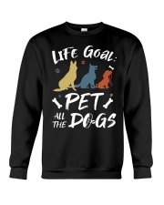 Life Goal Pet All The Dogs Crewneck Sweatshirt tile