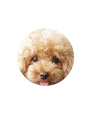 Big Face Poodle Circle Magnet thumbnail
