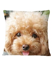 Big Face Poodle Square Pillowcase thumbnail