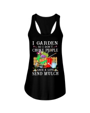 I Garden So I Don't Choke People Ladies Flowy Tank tile