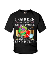 I Garden So I Don't Choke People Youth T-Shirt tile